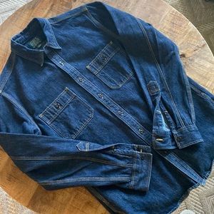 Jcrew Men’s Selvedge Denim Workshirt Small